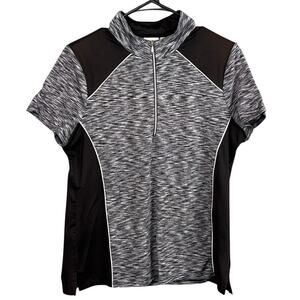 Zenergy Golf By Chico's Women's 1/4 Zip Golf Shirt Size 1 (S) Athlete Pickleball